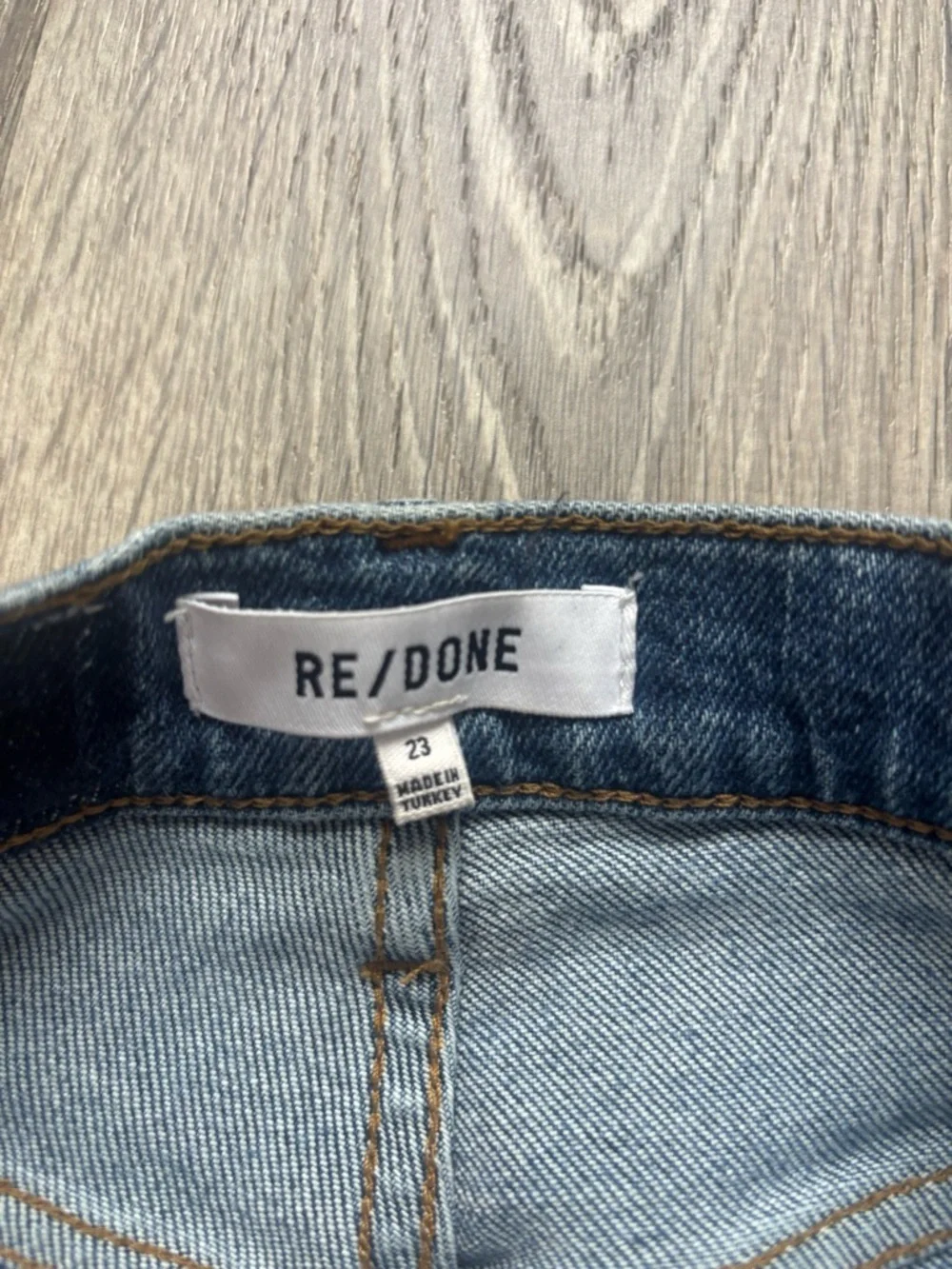 Re/Done 90’s High-Rise Ankle Crop Jeans size 23